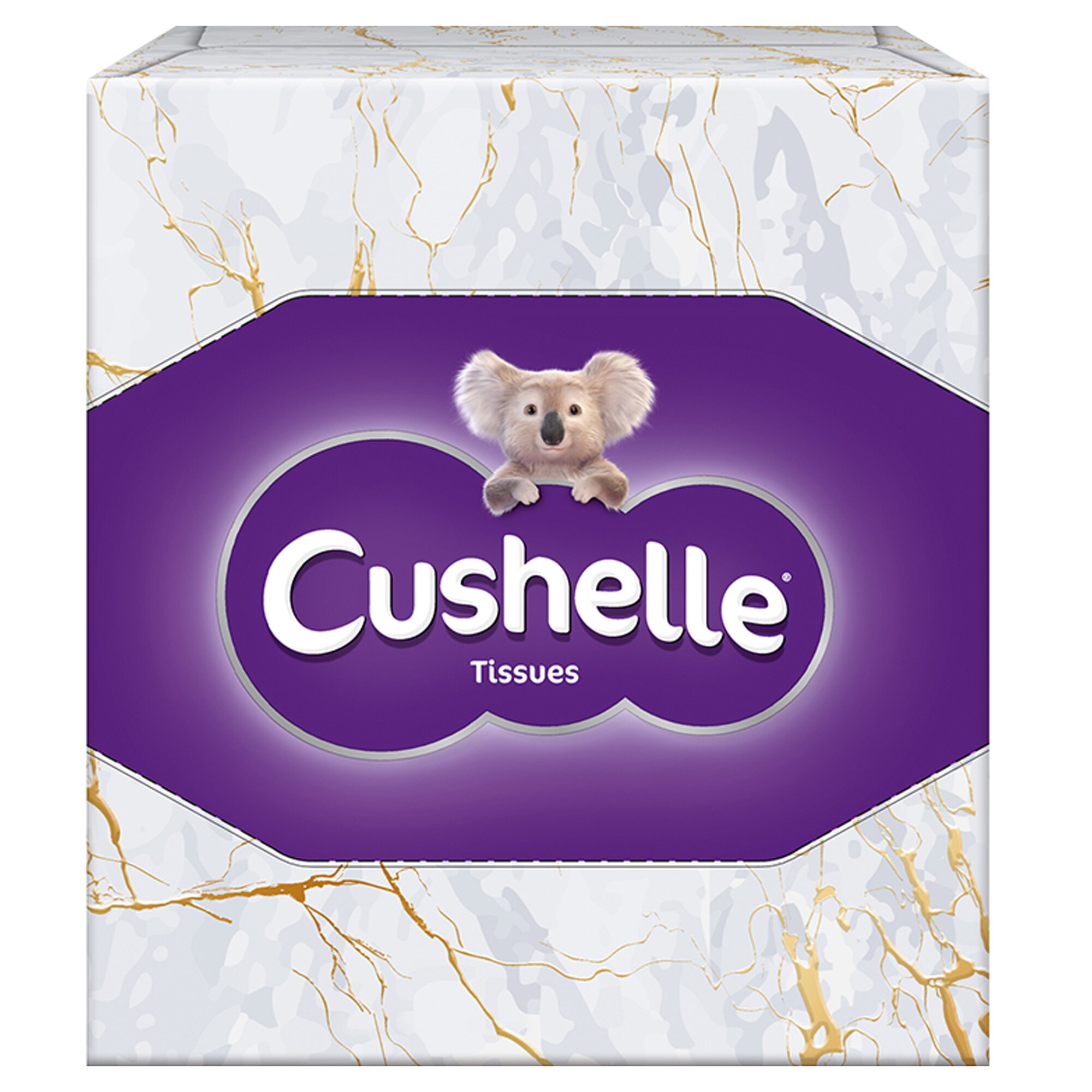 Cushelle Premium Soft Strong Facial Tissues Pack of 6 Boxes x 80 Sheets 